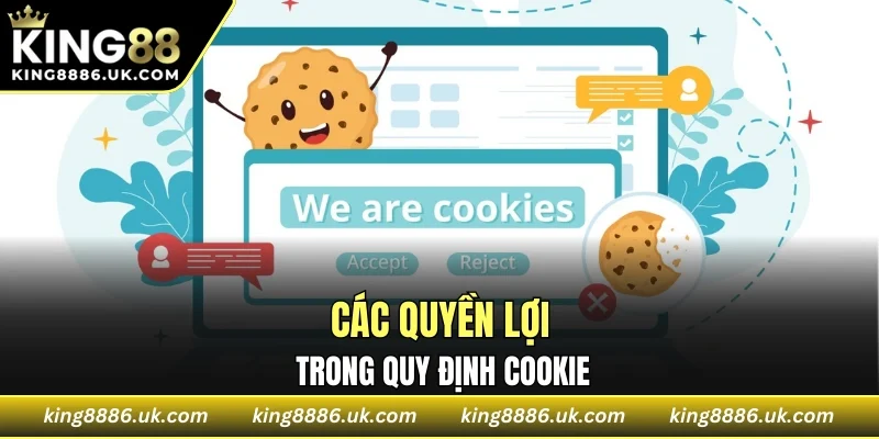 Các quyền lợi cơ bản trong quy định cookie