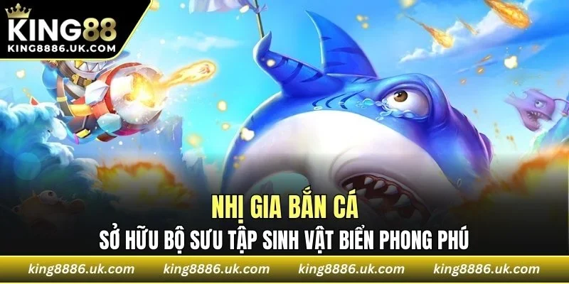 Trò chơi sở hữu bộ sưu tập sinh vật biển phong phú